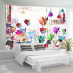 Fototapeet Artgeist Colorful Tulips, 70 cm x 100 cm
