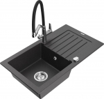 K&ouml;&ouml;givalamu koos kraaniga Mexen Pablo Duo, graniit, 75.2 cm x 43.6 cm x 16.1 cm, black granite