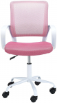 Laste t&ouml;&ouml;tool Akord Furniture Factory OCFD-6/W-P, 47 x 46 x 81 - 93 cm, valge v./roosa v.