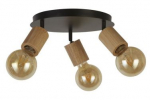 Valgusti lagi Searchlight Spinny 3Lt, E27, 3 x 60 W, must v.