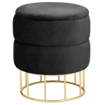 Tumba Akord Furniture Factory Elza, must v., 37 cm x 37 cm x 42 cm