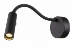 Valgusti seinale SLV Karpo Goose, LED, 3000 &deg;K, 1 x 6 W, must v.