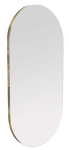 Peegel Kalune Design Riors, rippuv, 45 cm x 85 cm, l&auml;bipaistev v./kuldne v.