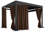 Paviljoni kardin ZMOS-09, 155 x 260 cm, tumepruun v.