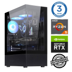 Statsionaarne arvuti Intop Ryzen 5 7500F, DDR5 32 GB, SSD 1 TB, Nvidia GeForce RTX 5060 Ti 8 GB GDDR7 RM57096NS