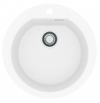 K&ouml;&ouml;givalamu Alveus Cadit 100, graniit, 52 cm x 52 cm x 20 cm, valge