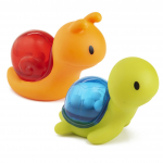 Vannitoa m&auml;nguasjade komplekt, "v&auml;ike tigu" Munchkin Rattle Squirts 90322, mitmev&auml;rviline, 2 tk