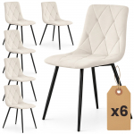 Toolide komplekt Akord Milo, matt, beež v., 43.5 cm x 45.5 cm x 87 cm, 6 tk