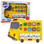 Interaktiivne m&auml;nguasi, klaver, buss Lean Toys Funny, 18 cm, kollane v.