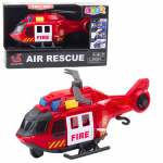M&auml;nguhelikopter Lean Toys Air Rescue Fire, punane v.