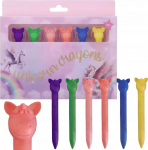 Kriidid Teka Unicorn, 108 mm, mitmev&auml;rviline, 6 tk