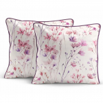 Dekoratiivpadjap&uuml;&uuml;r JSJM-05, roosa v./violetne v., 40 cm x 40 cm, 2 tk