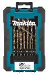 Metallist puurikomplekt Makita D-67561, metall/roostevaba teras, hss-co, silindriline, 1-10 mm x 15 cm