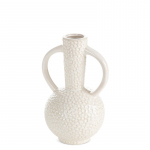 Dekoratiivne vaas Alexa 03, 24 cm, kreemjasvalge