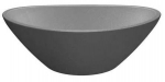 Vannitoa kraanikauss Laveo Vela, graniit, 34 cm x 20 cm x 13 cm, hall v. (kahjustatud pakend)