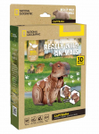 3D-pusle Cubicfun National Geographic Capybara, 9.8 cm x 5.3 cm, 56 tk, pruun v.