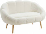 Diivan Hanah Home Lida, valge v., 50 x 130 cm x 105 cm