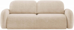 Diivanvoodi Avuela Plush, helebeež, 105 x 250 cm x 94 cm