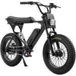 Elektriratas Macfox X1S, 20", 250 W, 13 Ah, must v.