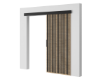 Uks ADRK Perion 96, ustele, 205 cm x 96 cm, must v./sonoma tamm v.