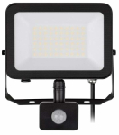 Prožektor liikumisanduriga, seinakinnitus GTV Vilmar GT-VILM50W-PIR-40, 50 W, 5000 lm, 4000 &deg;K, IP65, must v.