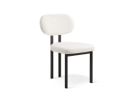 Toolide komplekt Cosmopolitan Design Sam Boucle, matt, valge v./must v., 50 cm x 51 cm x 82 cm, 2 tk