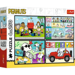 Pusle 4in1 Trefl Peanuts Adventures 13370, 24 cm x 32 cm, 1000 tk, mitmev&auml;rviline