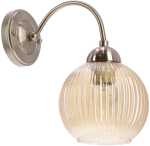 Valgusti seinale Candellux Lighting Medina 21-48547, E27, 1 x 60 W, merevaigu-kollane v. / nikkel v.