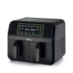 Kahjustatud pakendiga toode. Kuuma&otilde;hufrit&uuml;&uuml;r Ariete 4623/00 Airy Fryer Dual, must v., 1700 W, 8 l