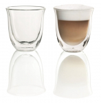Topeltklaasiga klaaside komplekt DeLonghi DLSC311, l&auml;bipaistev v., 0.27 l