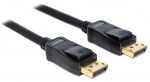 Juhe Delock Displayport to Displayport Displayport 20 pin male, Displayport 20 pin male, 5 m, must v.