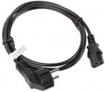 Juhe Lanberg Schuko / IEC320 C13 IEC-320 C13, Schuko, 1.8 m, must v.