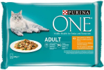 Kassi m&auml;rgtoit Purina One Adult, kanaliha, 0,085 kg x 4 tk