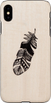 Telefoni &uuml;mbris Man&Wood Indian Back Case, hele pruun v., Apple