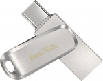 USB m&auml;lupulk SanDisk Ultra Dual Drive Luxe 2-in-1 SDDDC4-256G-G46, h&otilde;be v., 32 GB