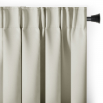 Pimendav kardin Restilo Pleat Blackout, beež v., 140 cm x 270 cm