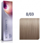 Juuksev&auml;rv Wella Illumina Color, light violet cendre blonde v., 8/69, 60 ml