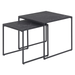 Kohvilaud Home4you Infinity AC88559, must v., 50 cm x 50 cm x 45 cm