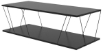 Kohvilaud Kalune Design Labranda, must v., 50 cm x 120 cm x 30 cm