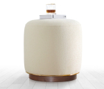 Tumba Hanah Home Zeone 209FLF1147, kreemjasvalge, 42 cm x 42 cm x 43 cm