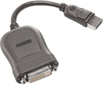 Adapter Lenovo DisplayPort to DVI-D 43N9159 DisplayPort male, DVI-D male, 0.2 m, must v.