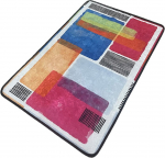 Vannitoa p&otilde;randamatt Foutastic Milora 100% polyester, mitmev&auml;rviline, 120 cm x 70 cm