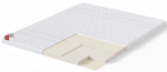 Kattemadrats Sleepwell Top Latex Lux Supersoft, 200 cm x 180 cm
