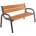 Aiapink Patio Park Lux, pruun v./hall v., 150 cm x 74 cm x 86 cm