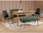 S&ouml;&ouml;gitoa komplekt Kalune Design Vina 1070 - 4, roheline v./m&auml;nni v.