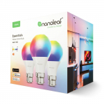 Nutikas pirn Nanoleaf Essentials Matter LED, A60, 2700 - 6500 &deg;K, B22, 9 W, 806 lm, 3 tk