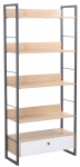 P&otilde;randariiul Home4you Study Study, pruun v./must v., 159 cm x 70 cm x 30 cm