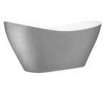 Vann, teisaldatav Besco Viya, 170 cm x 72 cm x 71.5 cm, ovaalne, h&otilde;be