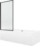Vann seinaga, teisaldatav Mexen Cube, 80 cm x 170 cm x 39 cm, ristk&uuml;lik, valge