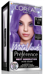 Juuksev&auml;rv L&rsquo;Or&eacute;al Paris Preference, meta lilac, 9.120, 154 ml x 4 tk